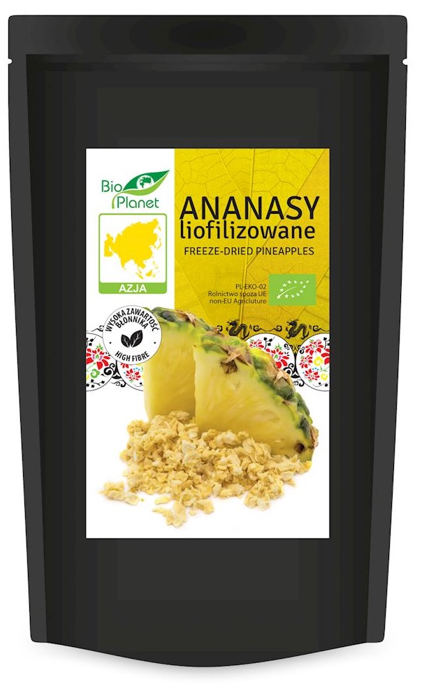 Bio Planet Ananasy liofilizowane BIO