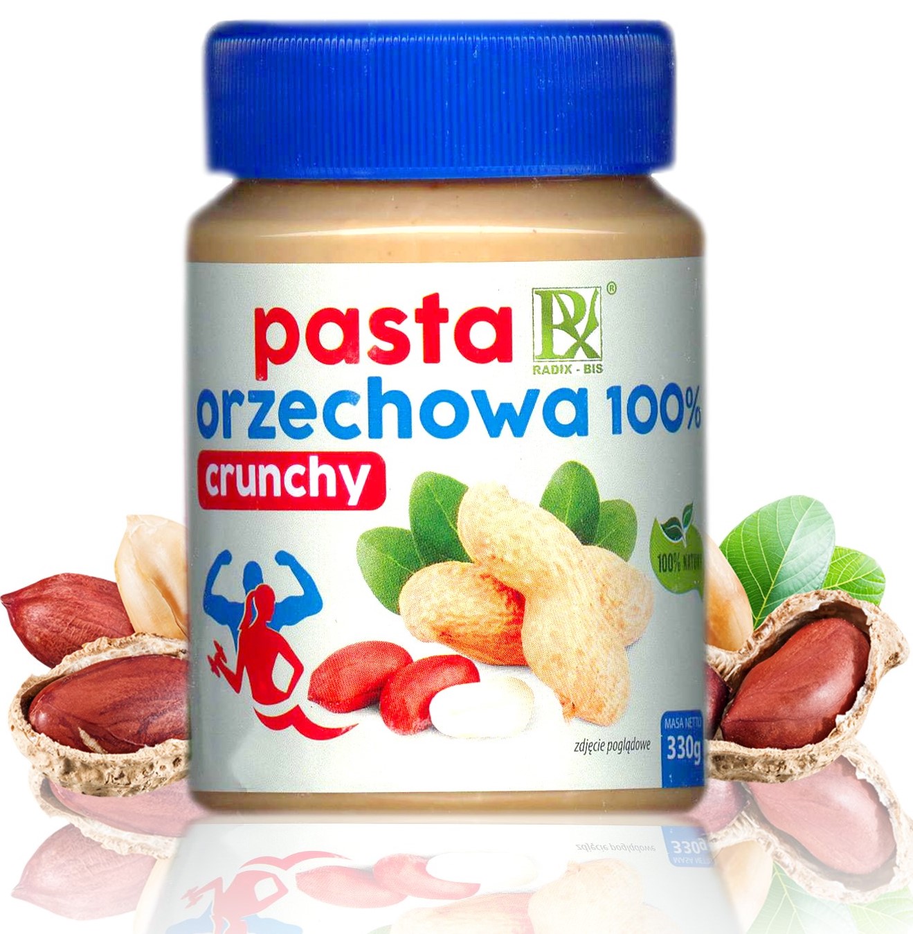 Radix-Bis pasta orzechowa crunchy