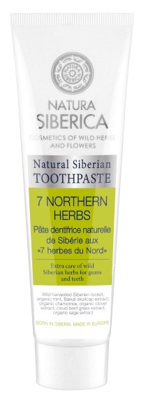 Pasta de dientes Natura Siberica con las 7 hierbas del Norte