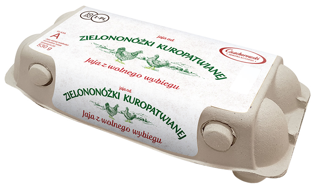 Czachorowski jaja od  zielononóżki kuropatwianej, z wolnego wybiegu