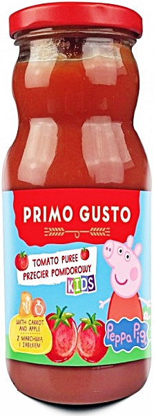 Puré de tomate Primo Gusto con zanahoria y manzana
