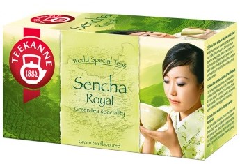 Teekanne Sencha Royal Aromatisierter Grüntee mit exotischem Fruchtgeschmack
