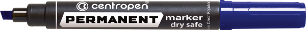Centropen Marker permanentny  niebieski Permanent Dry Safe Ink 8516