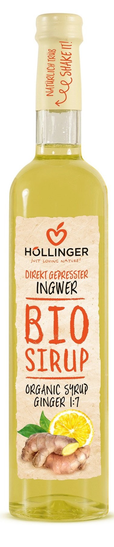 Hollinger Ginger-Lemon Syrup BIO