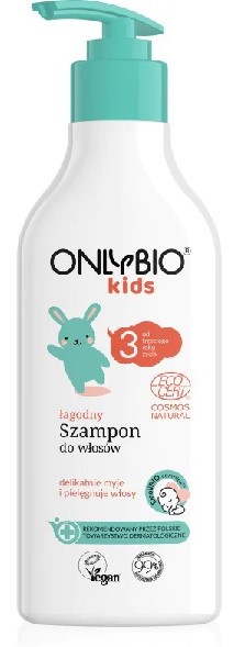Only Bio Kids łagodny szampon  do włosów od 3 roku życia