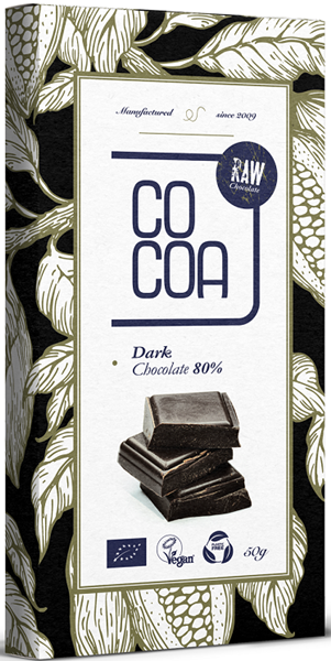 Какао Темный шоколад 80% БИО