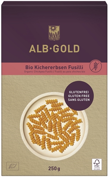 Alb-Gold BIO glutenfreie Kichererbsennudeln mit Spirituosen