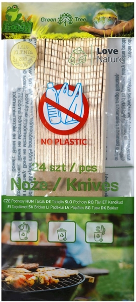 Froggy compostable pine knives