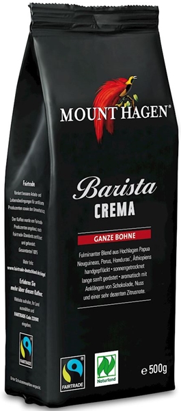 Mount Hagen coffee beans arabica 100% barista crema fair trade BIO