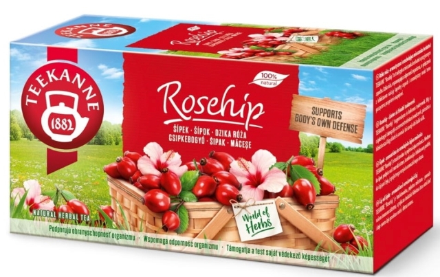 Teekanne Rosehip herbatka z dzikiej róży z hibiskusem