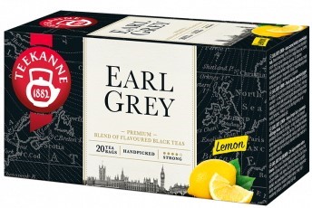 Teekanne Earl Grey  Aromatyzowana herbata czarna o smaku cytryny i bergamotki