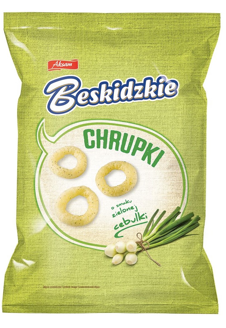 Green onion-flavored Beskid crisps