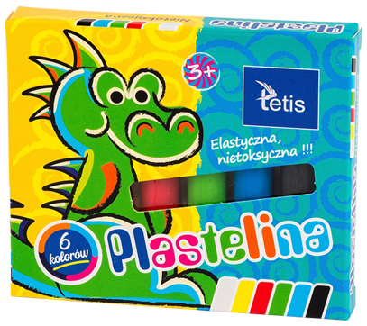 Tetis Plasticine 6 colors