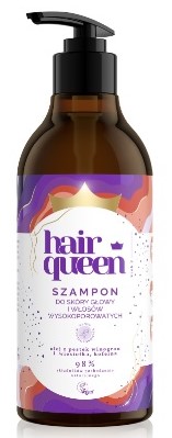 Шампунь Hair queen для кожи головы и волос с высокой пористостью