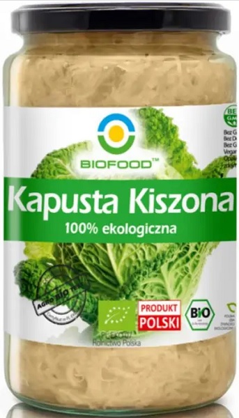 Bio Food Kapusta kiszona  bezglutenowa BIO