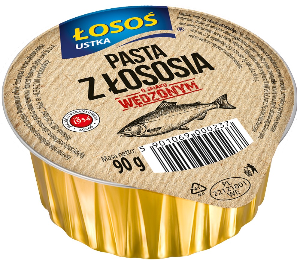 Łosoś Ustka Pasta z łososia o smaku wędzonym