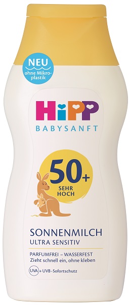 HiPP Babysanft Balsam ochronny na słońce SPF50+ Ultra Sensitive 