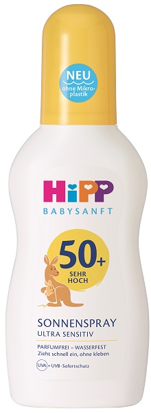 HiPP Sonnenschutzspray, SPF50+, Ultra Sensitive