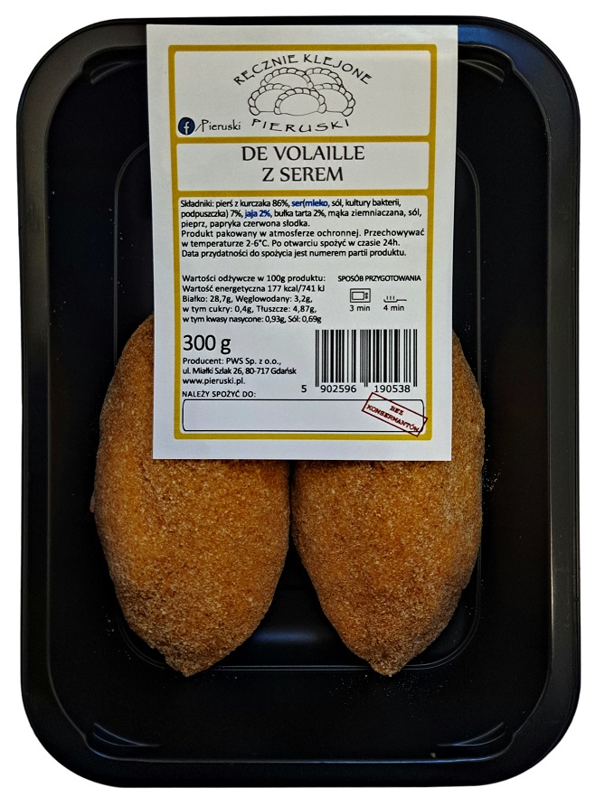 Pieruski De Volaille con queso
