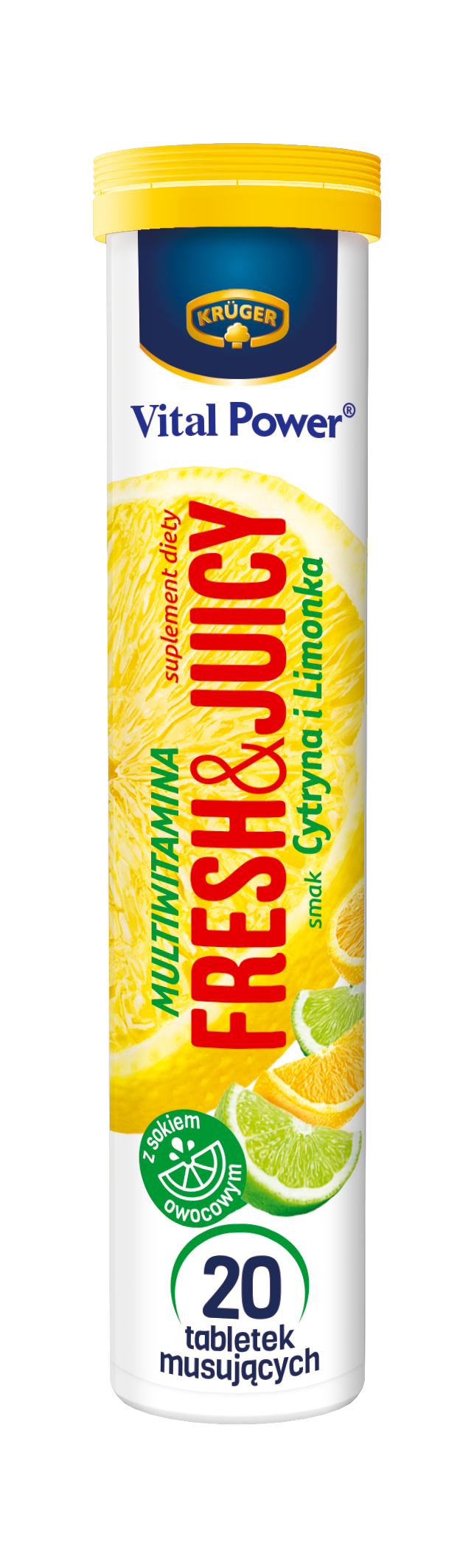 Vital Power Fresh&Juicy multiwitamina cytryna i limonka , suplement diety
