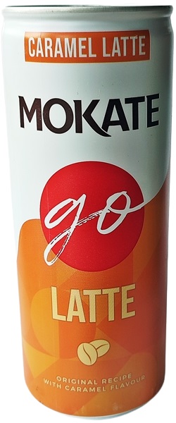 Mokate GO Latte Napój mleczny o smaku karmelowym z kawą