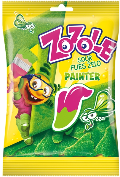Zozole Kwaśne żelki muchy o smaku arbuza