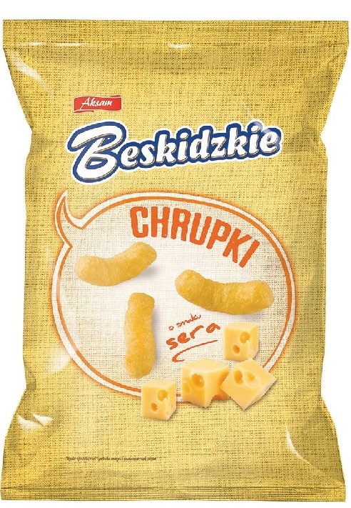 Cheese-flavored Beskid crisps