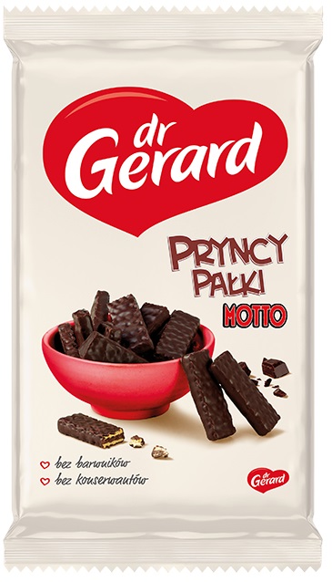 dr Gerard Pryncypałki motto wafle z kremem kakaowym w czekoladzie