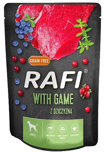 Rafi Alimento completo para perros adultos de todas las razas con caza