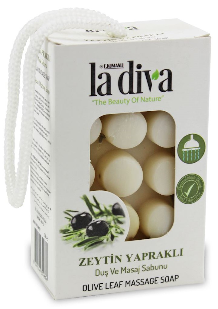 La Diva Mydło do masażu oliwa  z oliwek