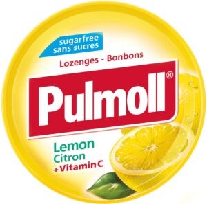 Pulmoll Pastylko do ssania bez cukru, cytrynowe