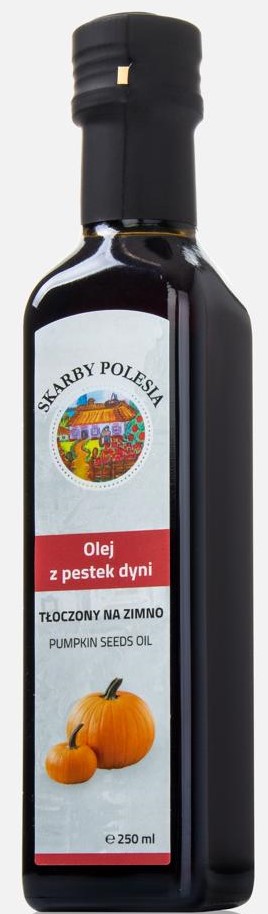 Schätze der Polesie Kaltgepresstes Kürbiskernöl