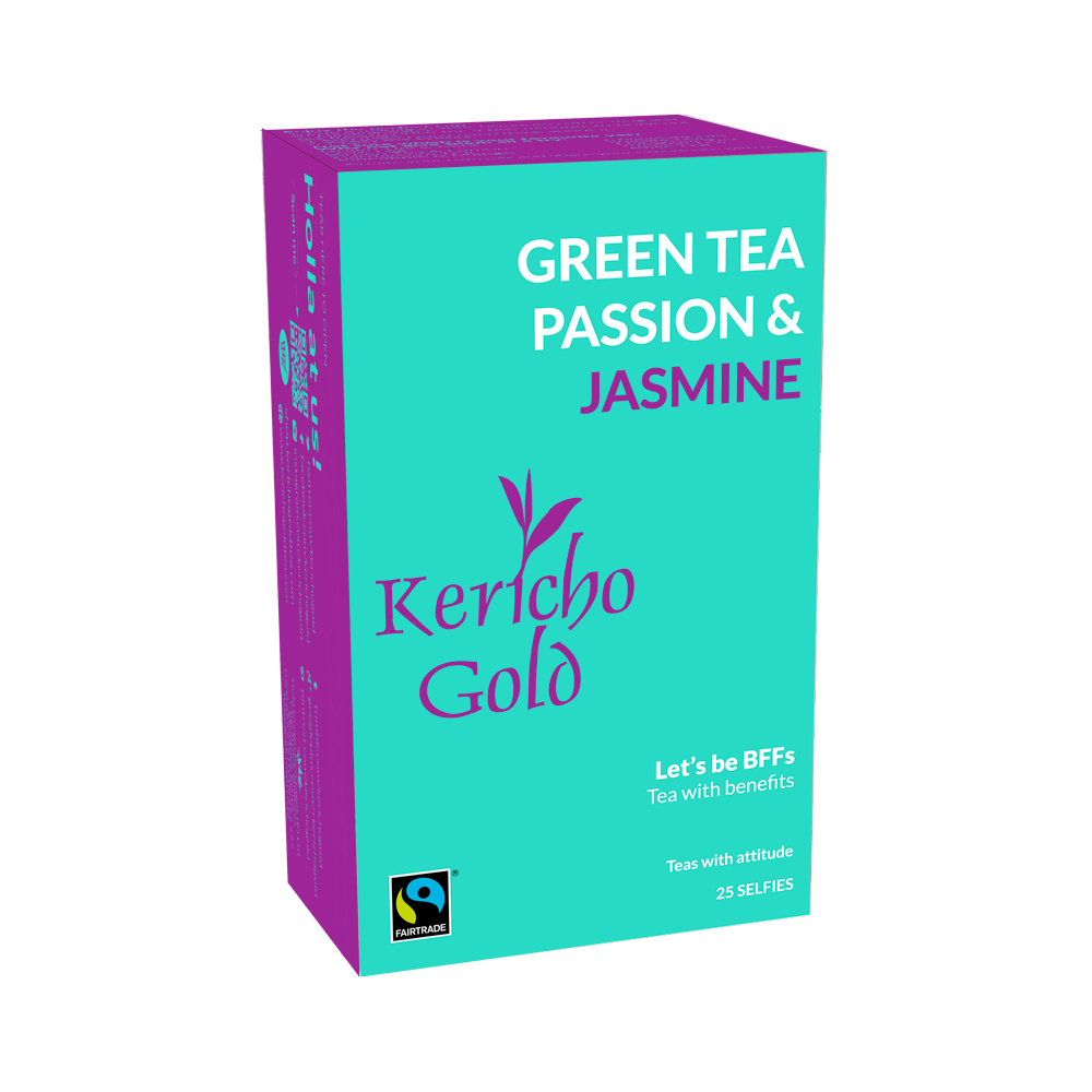 Kericho Gold Té verde con sabor a maracuyá y jazmín | Colección Actitud