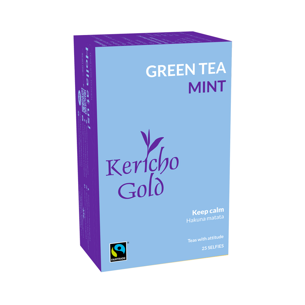 Kericho Gold Mint aromatisierter grüner Tee | Haltungssammlung