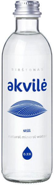 Akvile Stilles Mineralwasser im Glas