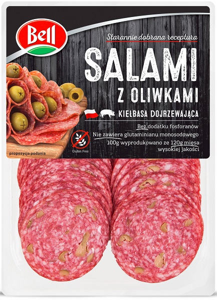 Bell Salami with olives