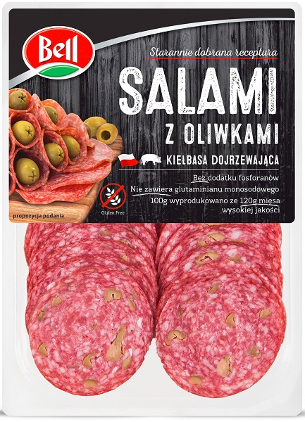 Glockensalami mit Oliven