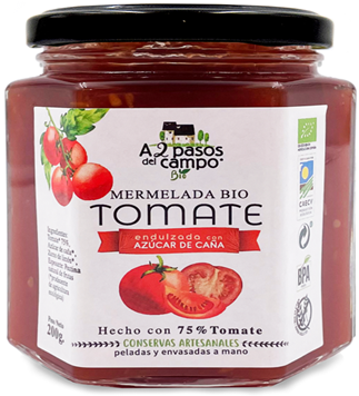 Mermelada de tomate sin gluten A2 Pasos Del Campo BIO