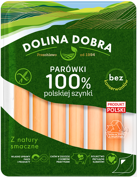 Dolina Dobra Parówki 100% polskiej szynki