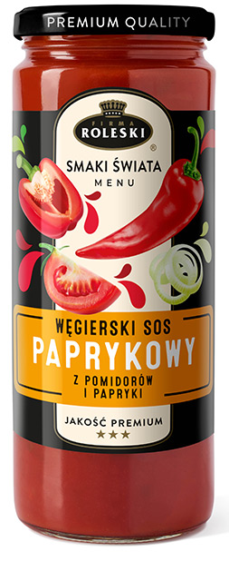 Roleski Flavors of the World Menu Hungarian Pepper Sauce with tomatoes