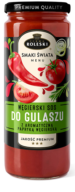 Roleski Smaki świata Menü Ungarische Gulaschsauce mit aromatischem ungarischen Paprika