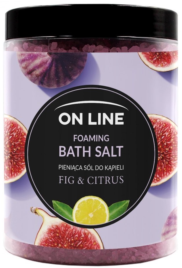 On Line Pieniąca sól do kąpieli Fig & Citrus