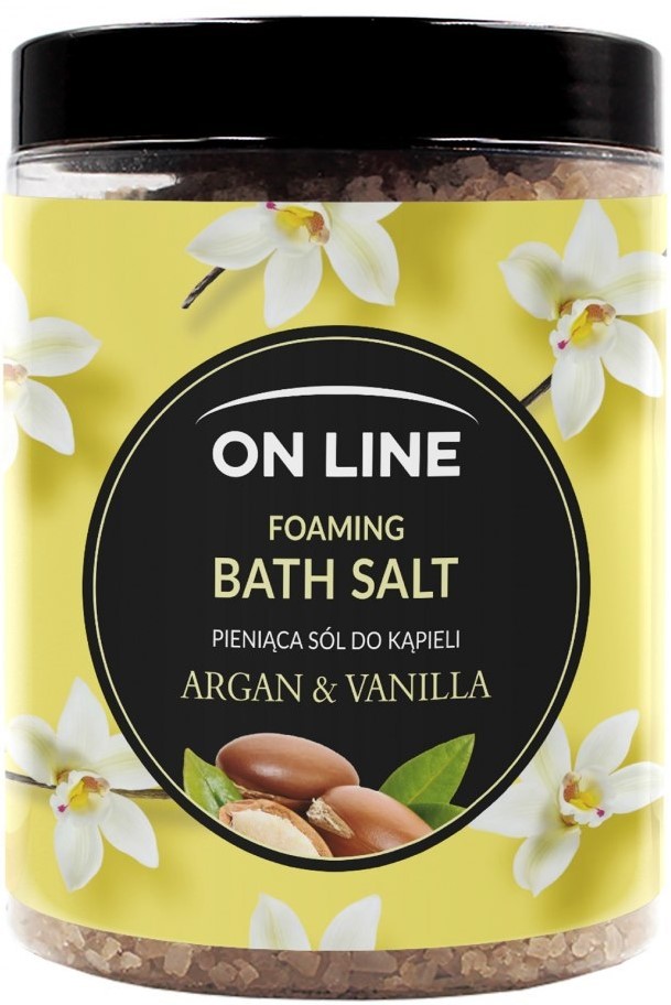 On Line Argan & Vanille schäumendes Badesalz