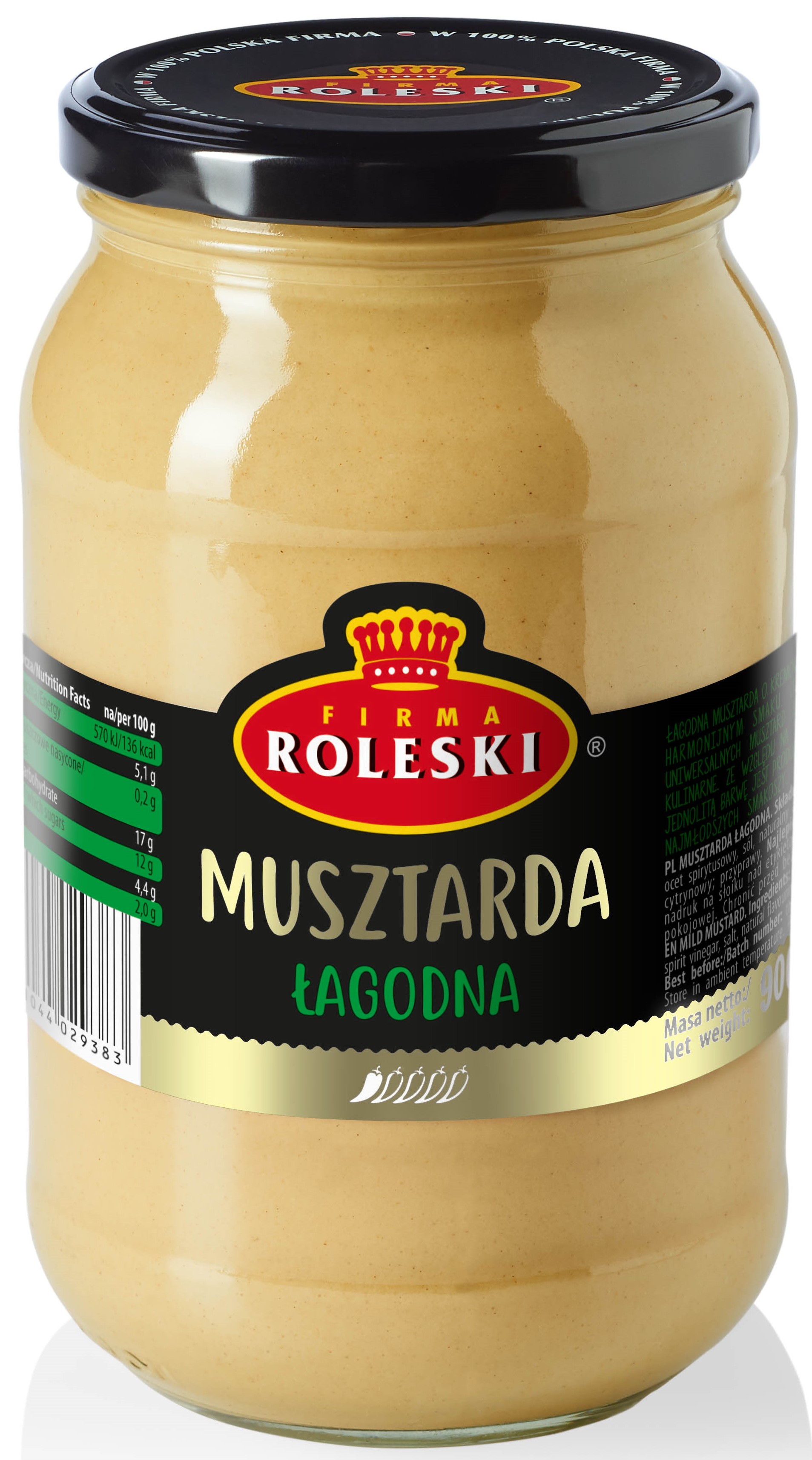 Roleski musztarda łagodna