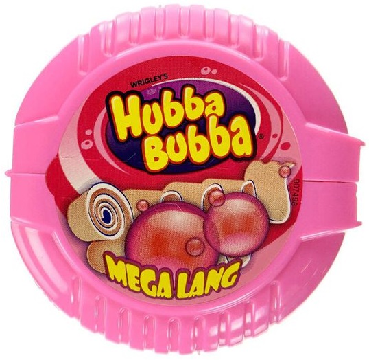 Hubba Bubba Chewing gum with a fruit flavor