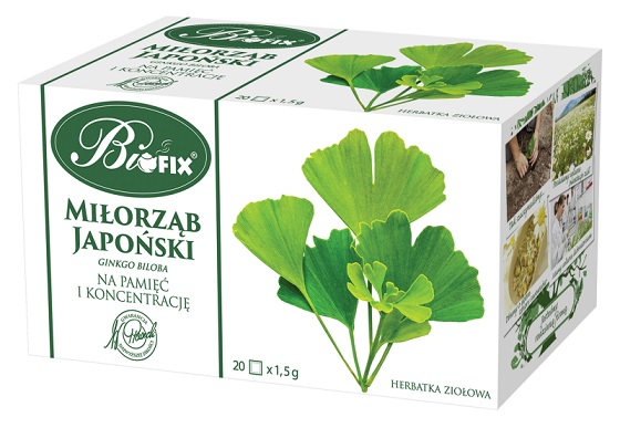 Bifix Herbal tea Japanese ginkgo for memory and concentration