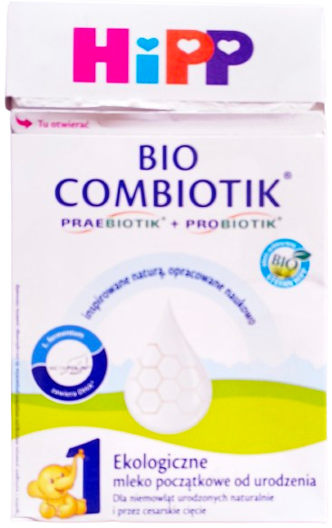 Damaged outer packaging HIPP 1 BIO COMBIOTIK Organic infant milk 