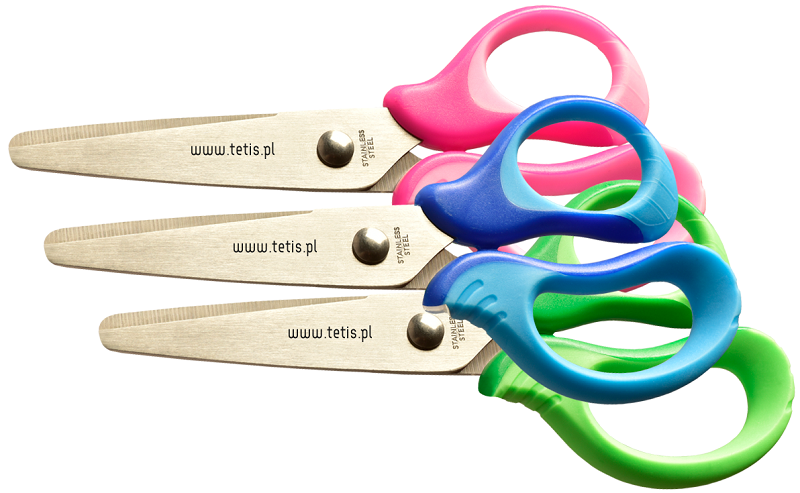 Tetis Nożyczki szkolne GN255-M mix kolorów