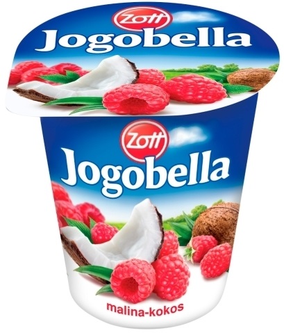 Zott Jogobella yogur de frutas frambuesa-coco