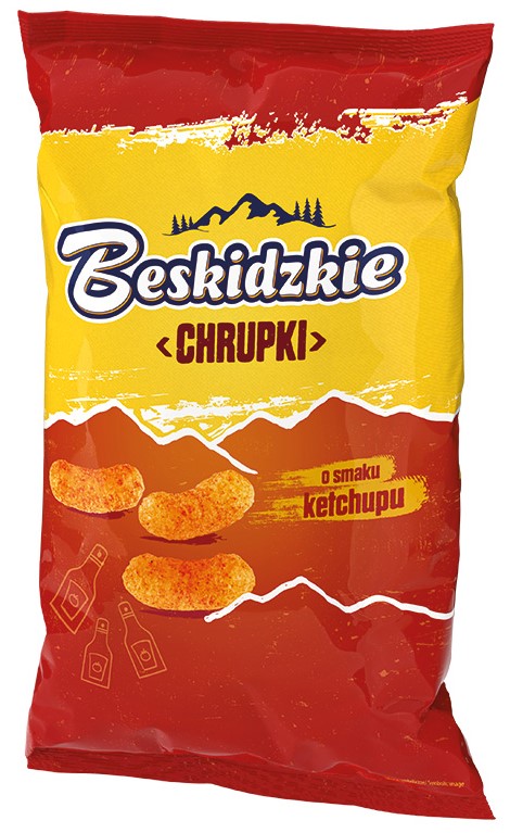Aksam Beskidzkie Chrupki flavored with ketchup